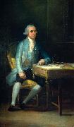 Francisco de Goya Retrato de Francisco de Saavedra y Sangronis Secrario de Estado de Espana oil painting artist